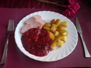 Babiččina krkovička se švestkami