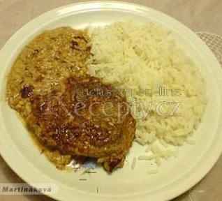 Vepřové řízečky s nivou a smetanou