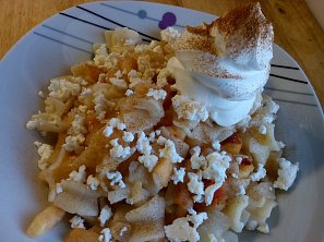 Jablečné / hruškové těstoviny