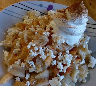 Jablečné / hruškové těstoviny