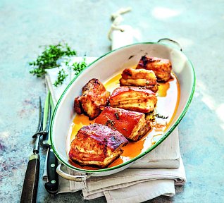 Pikantní pečený bůček