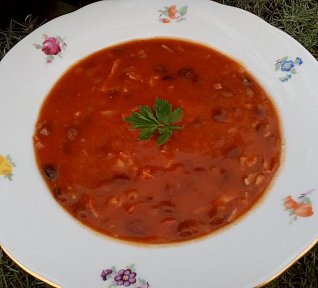 Rajská polévka (nejen) s fazolemi