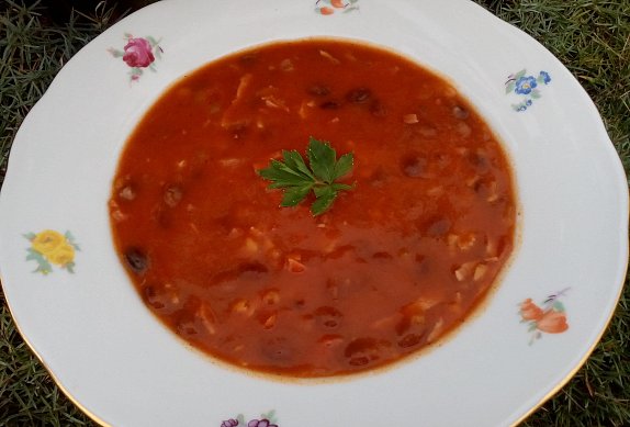 Rajská polévka (nejen) s fazolemi