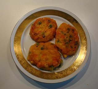 Pikantní zeleninové řízečky s Hraškou