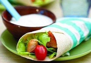 Kuřecí wrap se zeleninou