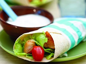 Kuřecí wrap se zeleninou