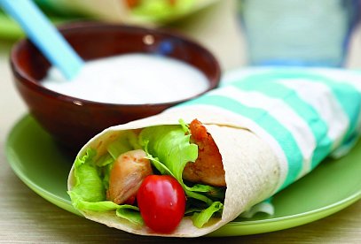 Kuřecí wrap se zeleninou