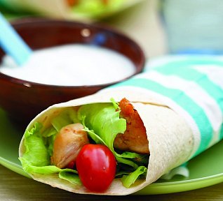 Kuřecí wrap se zeleninou