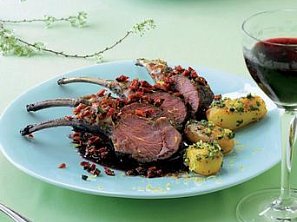 Jehněčí kotletky & karotky na balzamiku