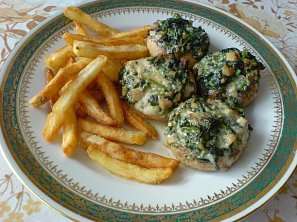 Zapékané žampiony