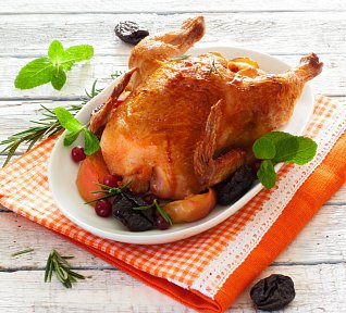 Kuře s nádivkou podle Zdeňka Pohlreicha