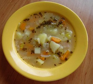 Bramboračka s ovesnými vločkami Bramboračka s ovesnými vločkami