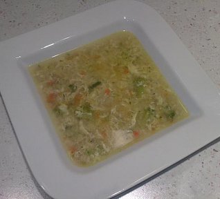 Polévka z rybích filetů