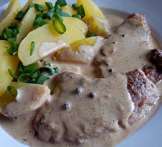 Vepřové s pepřovou omáčkou