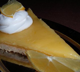 Citronový nebo pomerančový koláč (řez) - křehký a pikantní