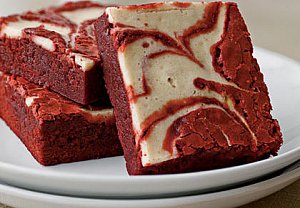 Red velvet brownies