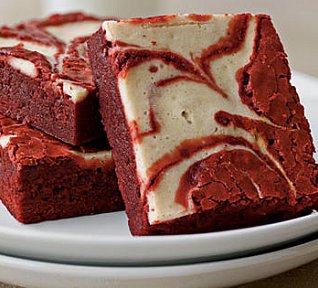 Red velvet brownies