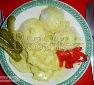 Kuře na curry s ananasem