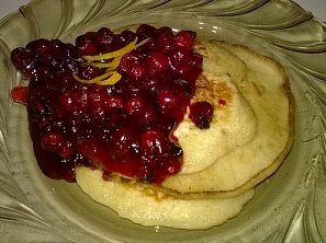 Brusinkové lívanečky