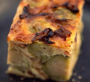 Nákyp z růžičkové kapusty