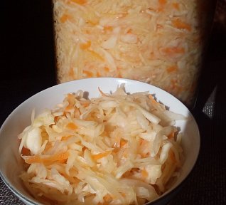 Ukrajinské (rychlé) kysané zelí Ukrajinské (rychlé) kysané zelí