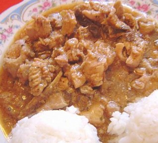 Krůtí kostky se žampiony