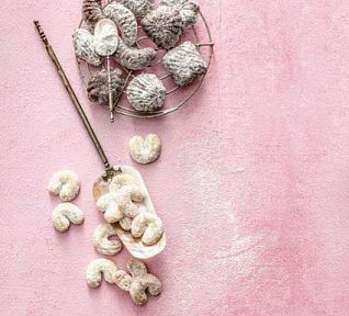 Vánoční vanilkové rohlíčky