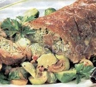 Plněná sekaná pečeně