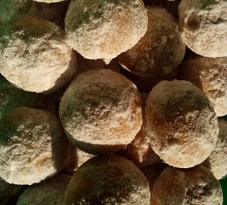 Ořechové bochánky - cukroví