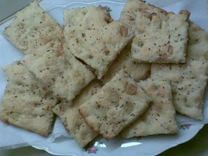 Škvarkové placky pečené v kuse