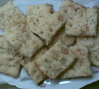 Škvarkové placky pečené v kuse