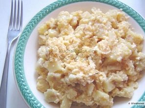 Vaječná knedlíková placka