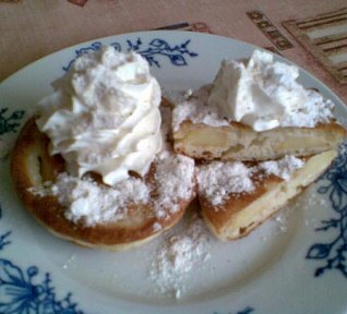 Lívanečky s jablíčkem - bez vajec