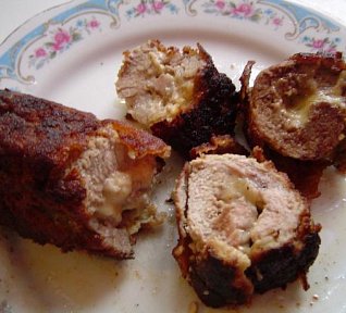 Smažený vepřový řízek se sýrem