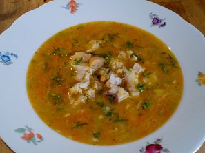 Blesková rybí polévka