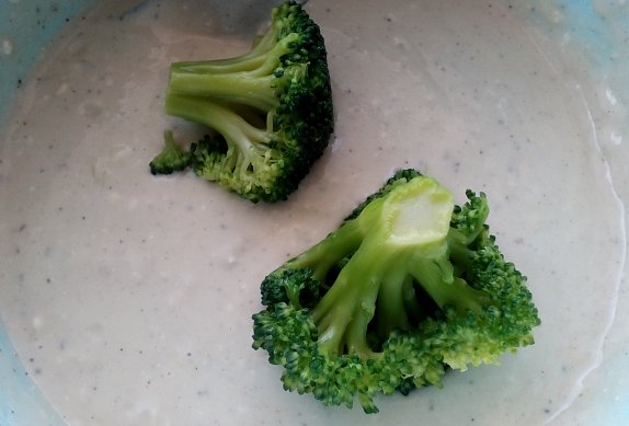 Brokolice / květák v těstíčku s Nivou