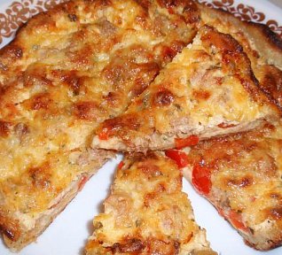 Bramborový koláč s tuňákem