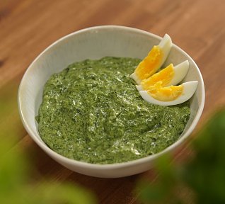 Krémový dušený špenát