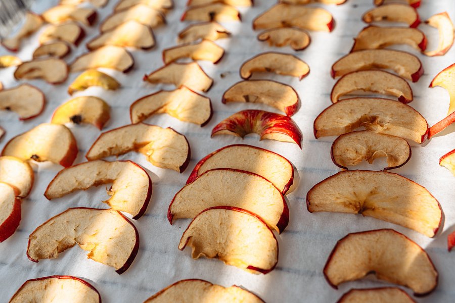 Křížaly - sušená jablka