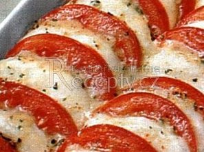 Zapečená rajčata s mozzarellou
