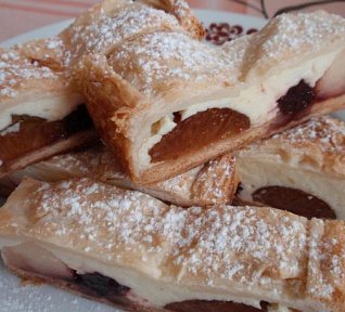 Listové řezy s tvarohem