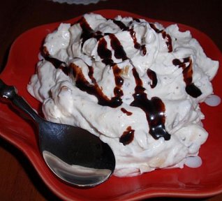 Banánový krém - poháry, dezerty, dorty...