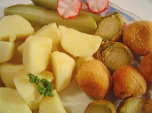 Obalené růžičkové kapustičky