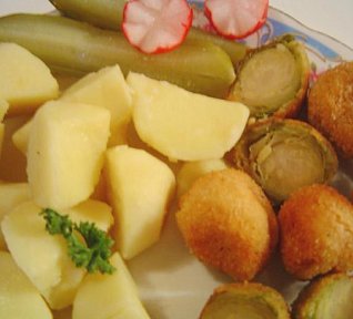 Obalené růžičkové kapustičky