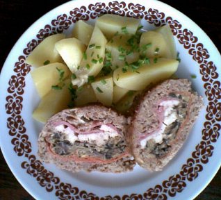 Mletá roláda s kuřecím masem