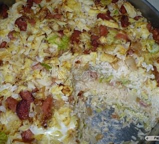 Zapékaná kapusta s rýží