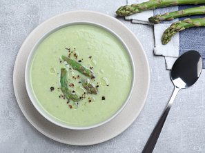 Krémová chřestová polévka