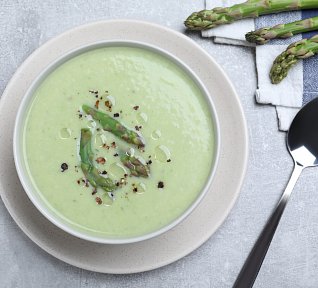 Krémová chřestová polévka