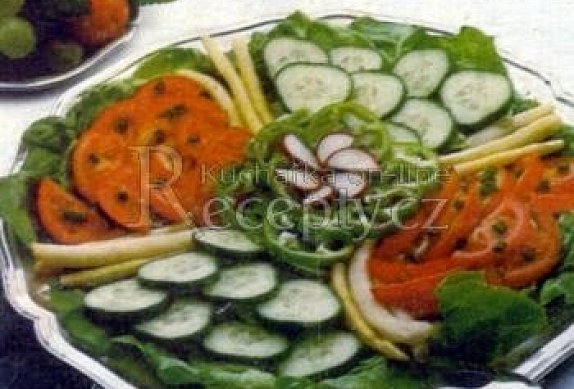 Zeleninový salát s francouzskou zálivkou