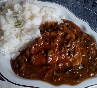 Vepřové plátky / nudličky na václavkách